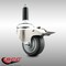 Service Caster 3 Inch 316SS Thermoplastic Rubber Swivel 3/4 Inch Stem Caster Lock Brake SCC SCC-SS316TTLEX20S314-TPRB-34 - alternate 4
